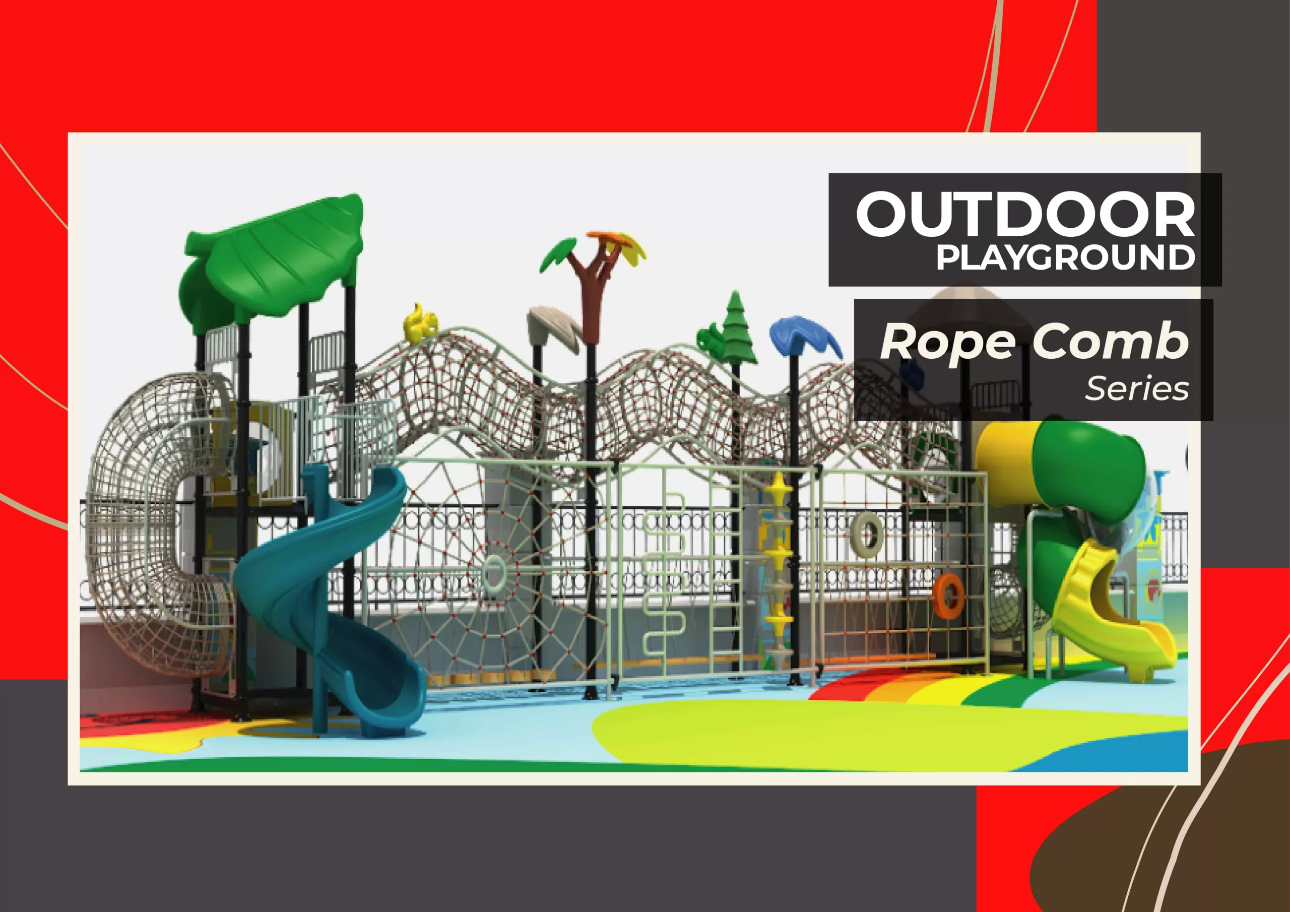 Jual Playground Outdoor Playground Rope Comb Series