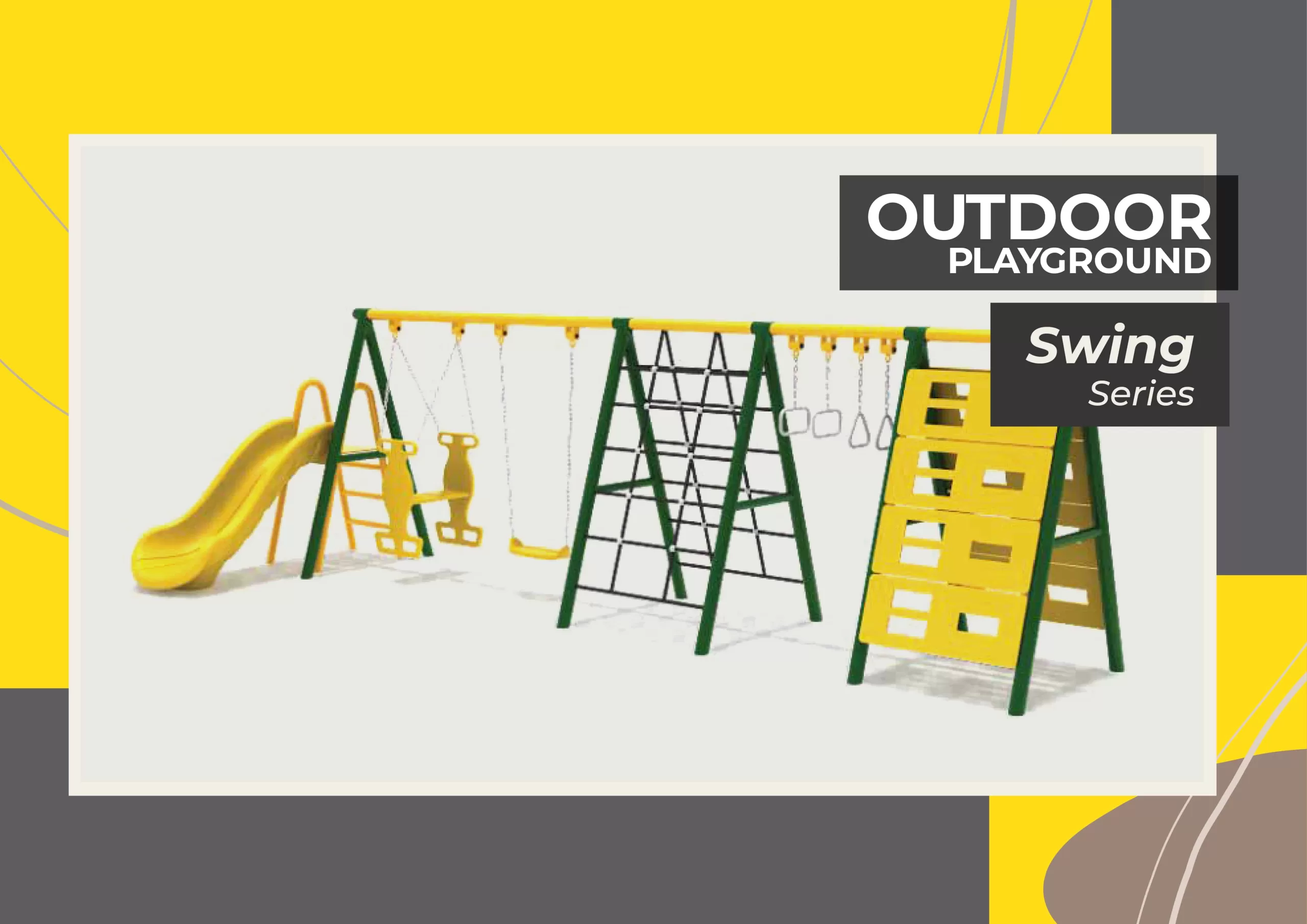Jual Playground Outdoor Playground Swing Series