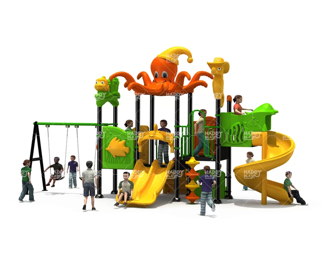Desain Playground Outdoor Sedang