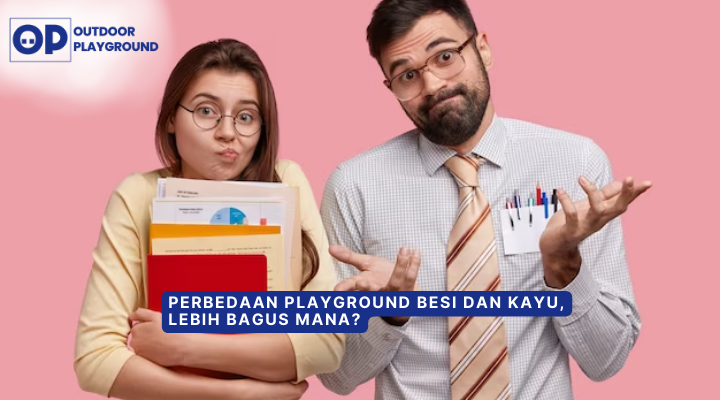 Perbedaan Playground Besi dan Kayu, Lebih Bagus Mana